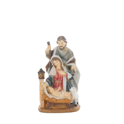 Nativité en résine H. 19 cm