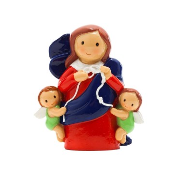 Statue de Marie qui defait les nœuds H. 7,8 x 3,5 cm