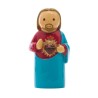 Statue du Sacr-eacute- C-oelig-ur de J-eacute-sus H- 7-8 x 3 cm