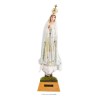 Statue resine de Notre-Dame de Fatima manteau a paillettes, Plusieurs tailles..