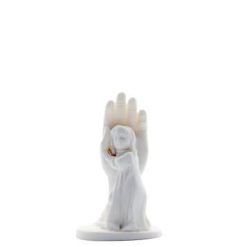 Main de la Providence petite fille en albatre Hauteur 5 cm.