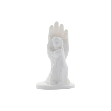 Main de la Providence petite fille en albatre Hauteur 5 cm.