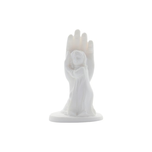 Main de la Providence petite fille en albatre Hauteur 5 cm.