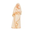 Statue en résine peinte à la main Vierge à l'enfant moderne style bois H- 12 cm-