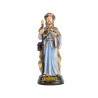Statue en resine peinte a la main de saint Jacques de Compostelle H. 16 cm.