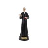 Statue resine peinte a la main du Frere Scubilion H. 17 cm
