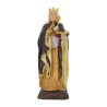 Statue en resine peinte a la main de Sainte Radegonde Hauteur 17 cm.