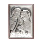 Support a suspendre ou a poser H. 11 x 8 cm sujet plaque laminee argentee, plusieurs modeles.