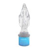 Lumignon blanc a piles avec éclairage LED, représentant la V Miraculeuse en cristal, H. 21 cm (2 piles LR14 incluses).