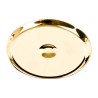 Patene petite en laiton couleur doree lisse Ø 7 cm.