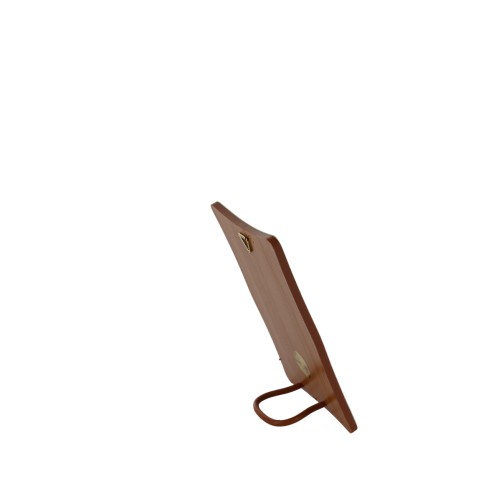 Cadre en bois a suspendre ou a poser H. 11 x 7 cm avec image collee, plusieurs saints.