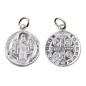 Medaille en aluminium de saint Benoit Ø 1.6 cm. LOT DE 100