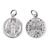 Medaille en aluminium de saint Benoit Ø 1.6 cm. LOT DE 100