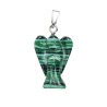 Boite presentoir de 12 pendentifs ange en pierre assortie, H. 2 cm. Prix de l assortiment de 12 anges.