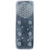 Brule encens pour batonnets en steatite decore fleur de vie Longueur 20 x7.5 cm. Livre en boite individuelle.