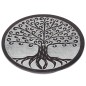Brule encens pour batonnets en steatite arbre de vie racine, Ø 9.8 cm. Livre en boite individuelle.
