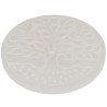 Brûle-encens pour bâtonnets en sélénite Arbre de Vie Racine, Ø 9,8 cm. Livré en boîte individuelle.