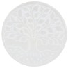 Brûle-encens pour bâtonnets en sélénite Arbre de Vie Racine, Ø 9,8 cm. Livré en boîte individuelle.