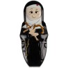 Magnet de Sainte Rita en relief,  H. 8 x 3.5 cm.