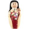Statue enfantine de la Sainte Therese, H. 8.cm