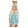 Statue enfantine de Notre Dame de Lourdes, H. 10.cm.