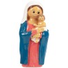 Statue enfantine de la Vierge a L enfant, H. 10.cm