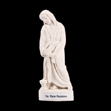 Statue Marie Madeleine 12 cm blanche