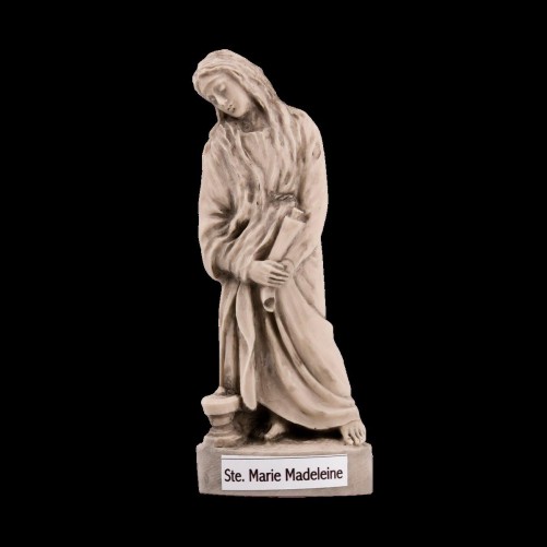 Statue Marie Madeleine 12 cm ton pierre