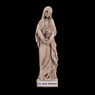 Statue Marie Madeleine 15 cm ton pierre