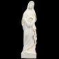 Statue Marie Madeleine 15 cm blanche avec filet dore