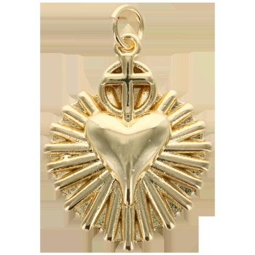 Pendentif de L'Ex-Voto doré supérieur, Ø 2.1 cm.