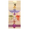 Croix de cou dor-eacute-e sup-eacute-rieur avec zircons de diff-eacute-rentes couleurs- H- 1-6 cm-