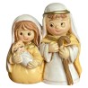 Nativité enfantine magnétique, H. 5 cm. Série de 4 assorties.