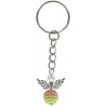 Porte-cl-eacute-s ange en acrylique H- 2-5 cm- LOT DE 5 ANGES DE COULEURS ASSORTIS-