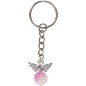 Porte-cl-eacute-s ange en acrylique H- 2-5 cm- LOT DE 5 ANGES DE COULEURS ASSORTIS-