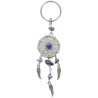 Porte-cles style attrappe reve avec pierre, LOT DE 5 ASSORTIS