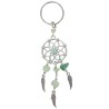 Porte-cles style attrappe reve avec pierre, LOT DE 5 ASSORTIS