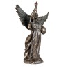 Statue bronze coulé à froid de l'archange Jophiel, H. 35 cm