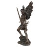 Statue bronze coulé à froid de l'archange Remiel,  H. 28 cm