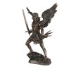 Statue bronze coulé à froid de l'archange Remiel,  H. 28 cm
