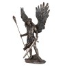 Statue de l’archange Sariel en bronze coulé à froid, hauteur 33 cm.