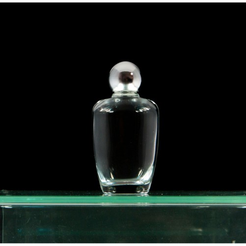 Bouteille verre 40 ml - H. 10cm + résine