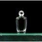 Bouteille verre 40 ml - H. 10cm + résine