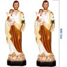 Statue Saint Joseph en résine ou fibre de verre, en couleur, pour intérieur/extérieur. Plusieurs tailles...
