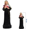 Statue Sainte Rita en résine ou fibre de verre, en couleur, pour intérieur/extérieur. Plusieurs tailles..