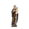 Statue en poudre de marbre, peinte a la main de saint Joseph, 2 Tailles.