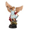 Statue en resine peinte a la main de saint Michel. Plusieurs tailles.