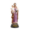 Statue de saint Joseph en résine peinte à la main. Plusieurs tailles.