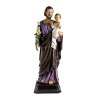 Statue de saint Joseph en résine peinte à la main. Plusieurs tailles.
