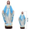 Statue de la Vierge Miraculeuse en couleur, en résine ou fibre de verre, pour intérieur et extérieur – Plusieurs tailles..